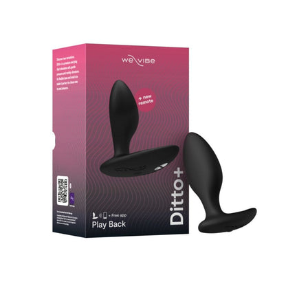 WE-VIBE Ditto + 智能遙控後庭按摩器 黑色 購買