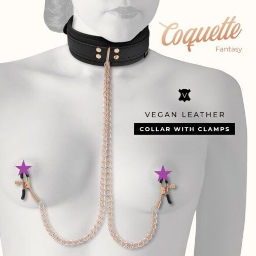 COQUETTE Collar De Cuero 頸圈連乳頭夾 乳頭夾 購買