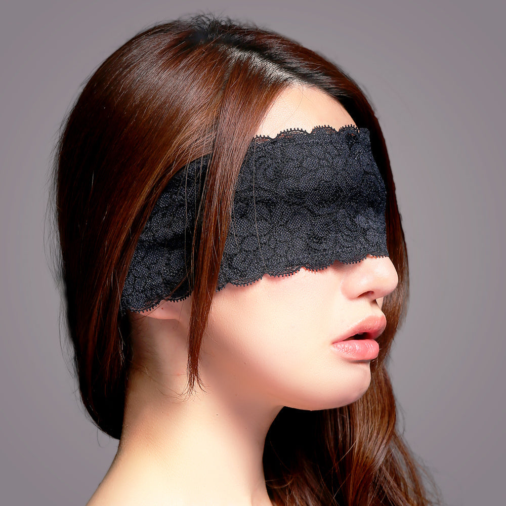 EXECUTE 【純日本製超細纖維】絲滑蕾絲眼罩 MK008 眼罩 購買
