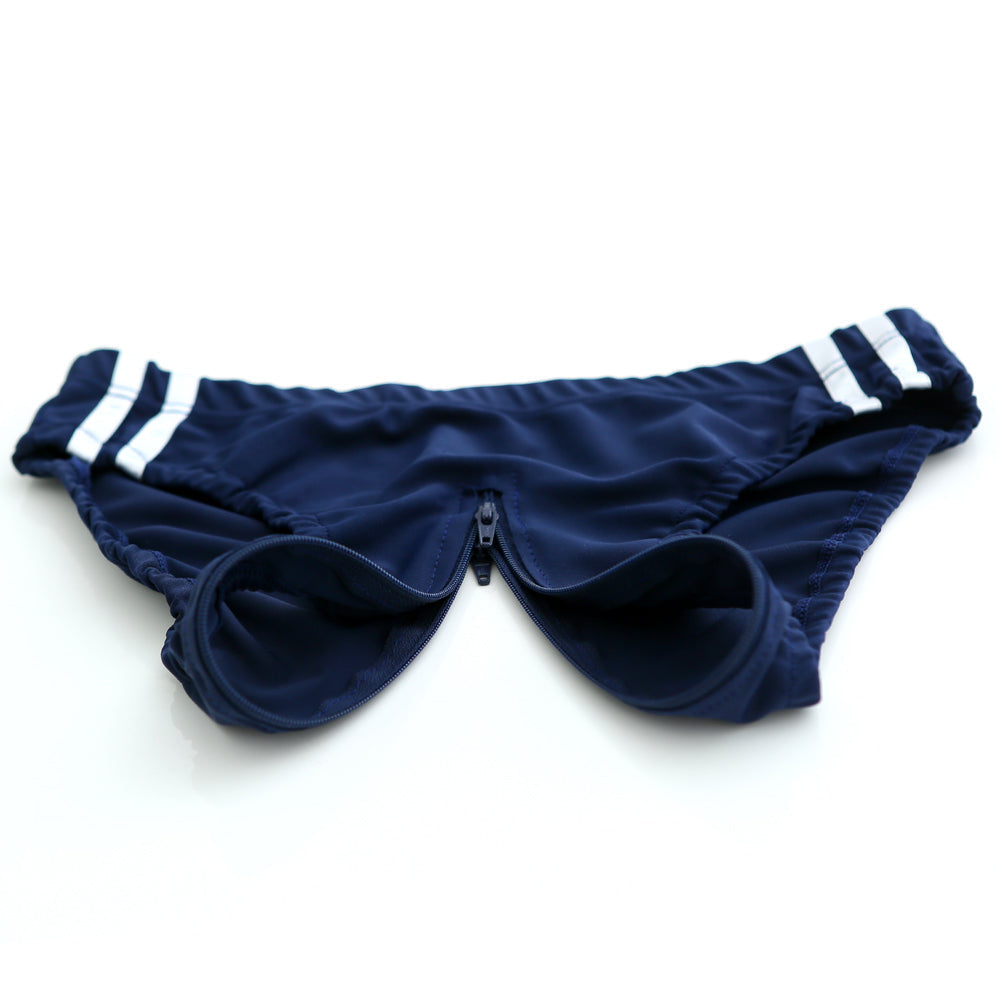 EXECUTE 【純日本製超細纖維】日系拉鏈式開襠女子運動褲 BM004 情趣內褲 購買