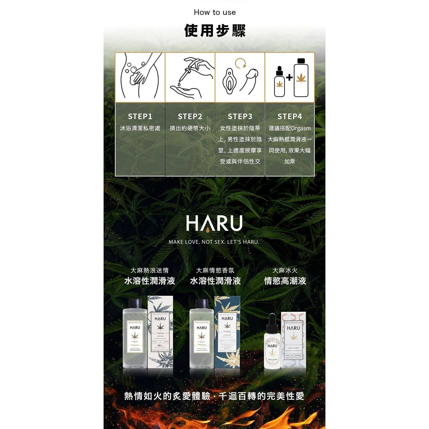 HARU G.O.A.T. 大麻籽冰火高潮液 30 毫升 高潮興奮液 購買