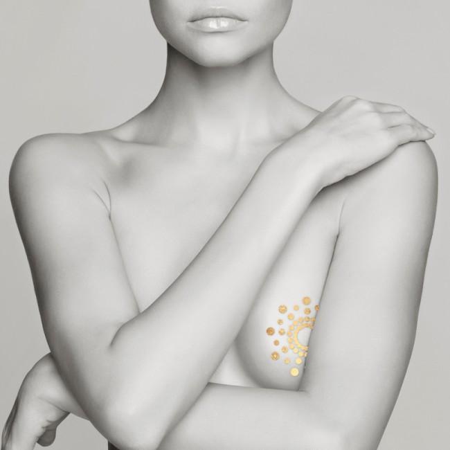 BIJOUX INDISCRETS Mimi 閃亮金屬感紋身乳頭貼套裝 乳頭貼 購買