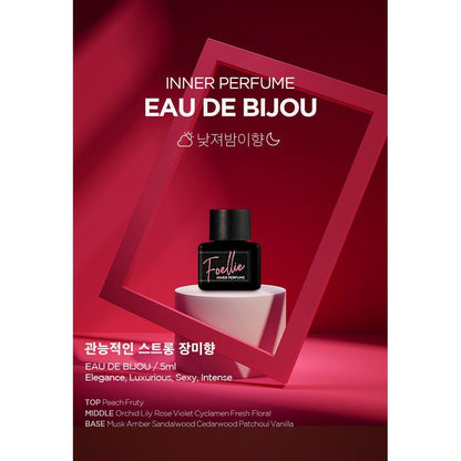 FOELLIE Eau de Bijou 浪漫奢華玫瑰調私密處香水 5 毫升 費洛蒙及香水 購買