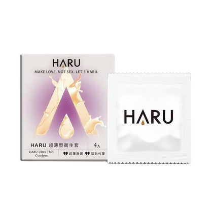 HARU Ultra Thin 超薄型 乳膠安全套 4 片裝 安全套 購買