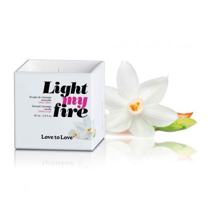 LOVE TO LOVE Light My Fire 迷人白麝香按摩低溫蠟燭 232 克 按摩蠟燭 購買