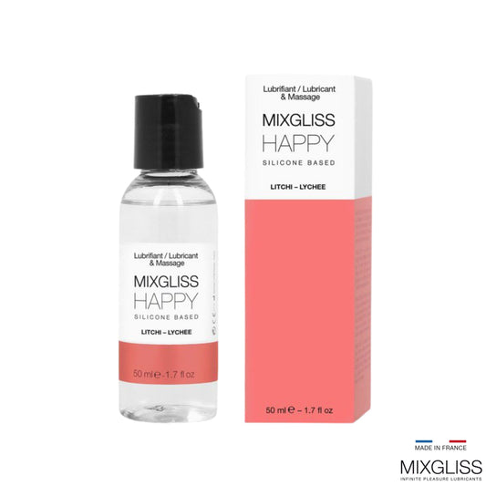 MIXGLISS Happy 清甜荔枝香調 2 合 1 矽性按摩潤滑液 50 毫升 潤滑液 購買