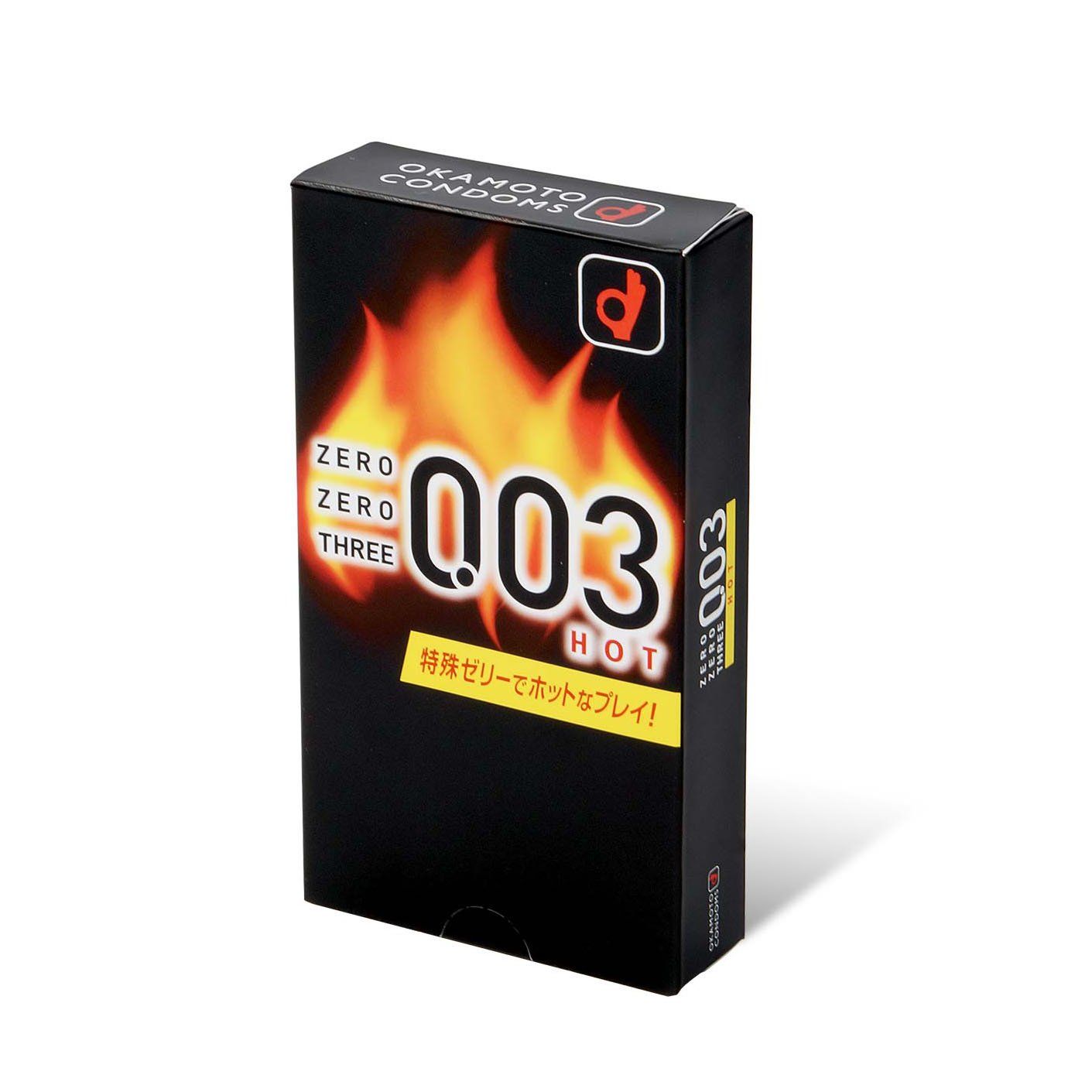 OKAMOTO 0.03 熱感 日本版 乳膠安全套 10 片裝 安全套 購買