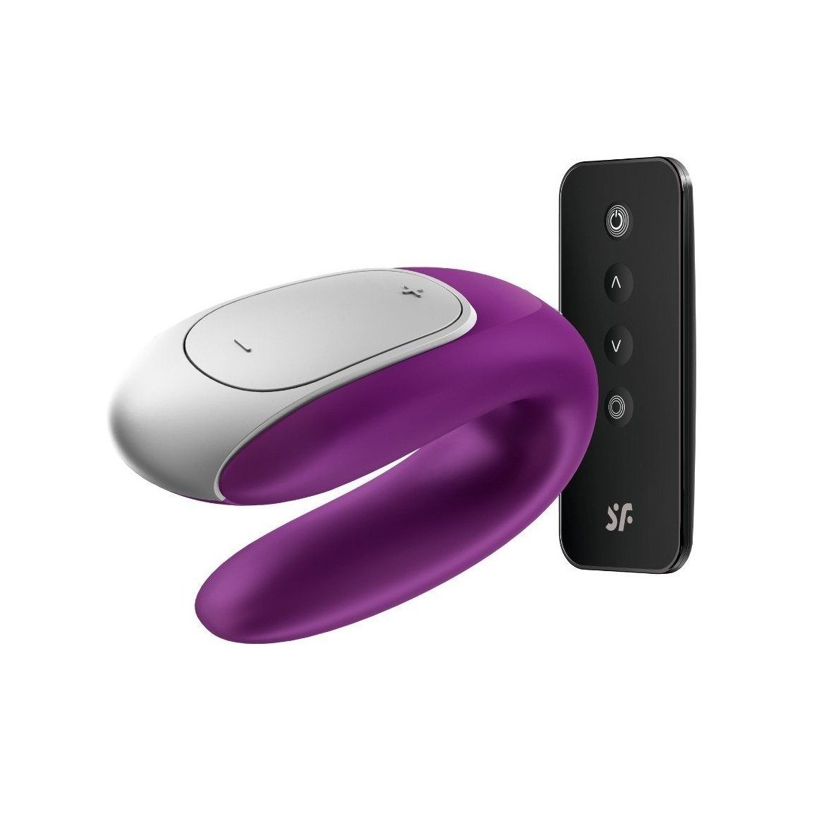 SATISFYER Double Fun 手機 APP 遙控情侶共震按摩器 U 型震動器 紫色 購買