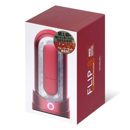 TENGA 【限定色】Flip 0 (Zero) Red 飛機杯連加熱器套裝 飛機杯 購買