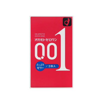 OKAMOTO 0.01 潤滑液加量版 PU 安全套 3 片裝 安全套 購買