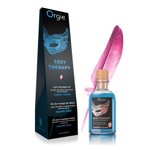 ORGIE Lips Massage Kit 綿花糖味可食用按摩油連挑逗羽毛套裝 100 毫升 按摩油 購買
