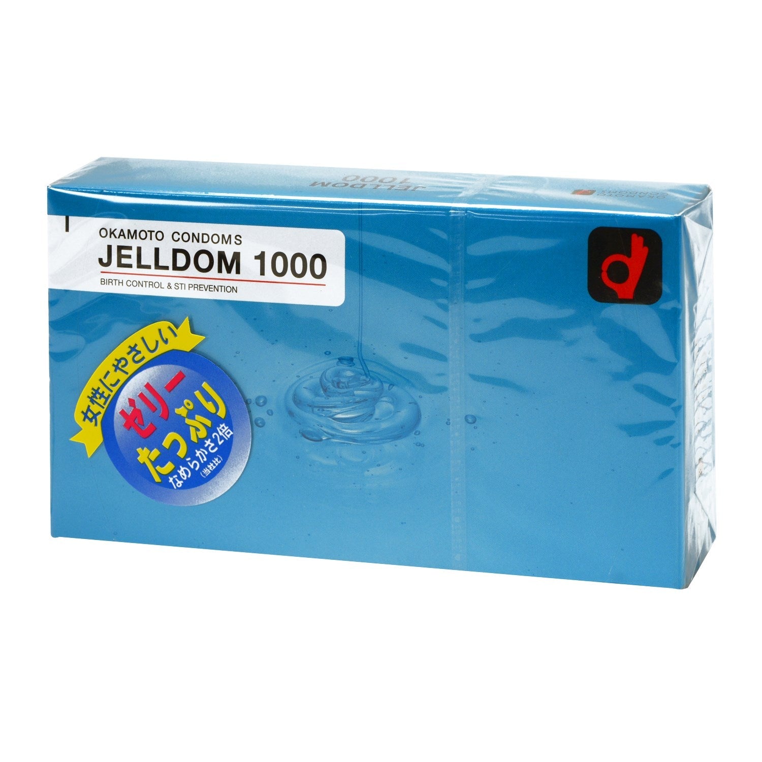 OKAMOTO Jelldom 1000 水潤果凍 日本版 安全套 12 片裝 安全套 購買