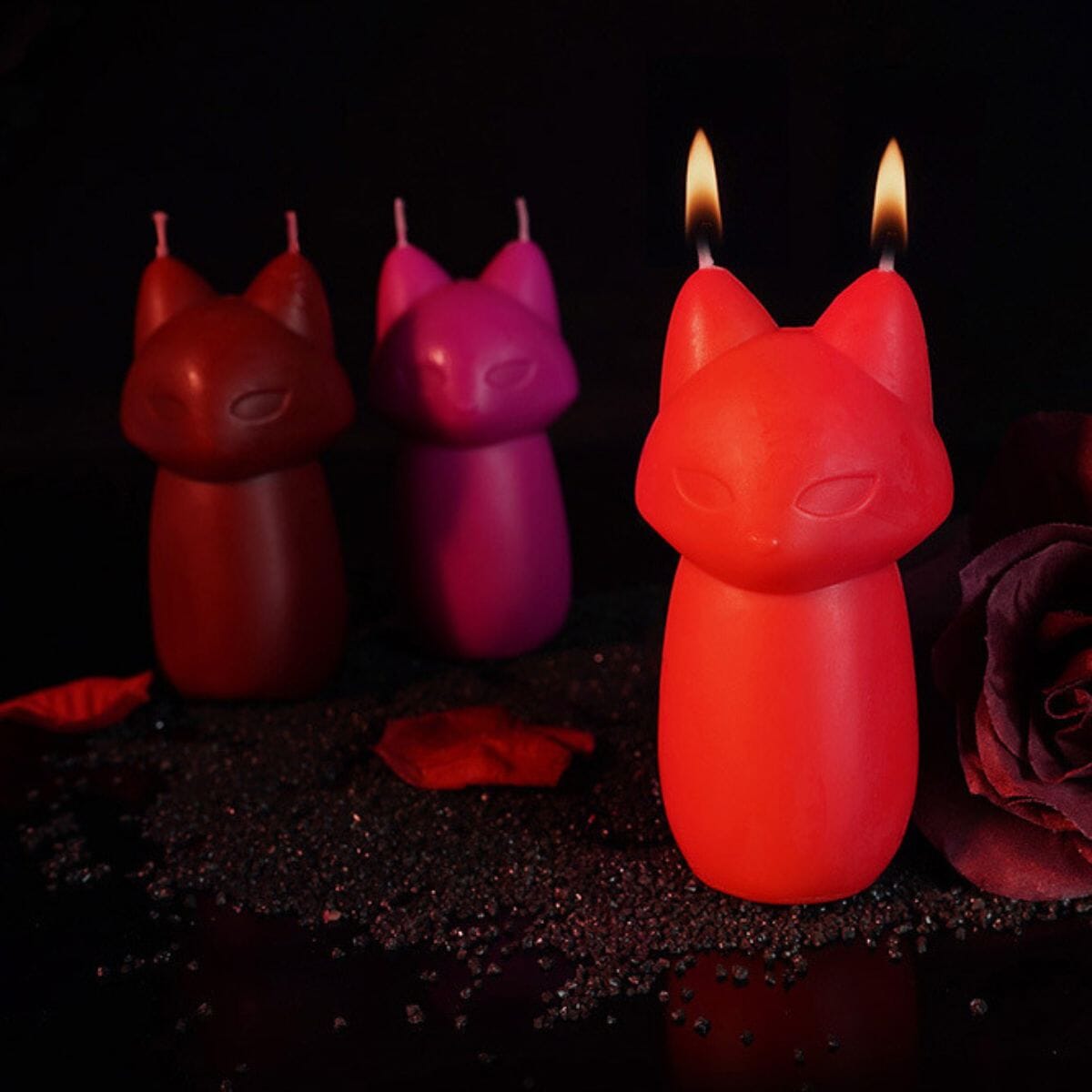ROOMFUN 花香味 狐狸情趣低溫蠟燭 低溫蠟燭 購買