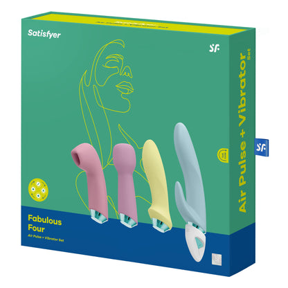 SATISFYER Fabulous Four 精緻情趣吸啜按摩組合套裝 雙頭按摩器 購買