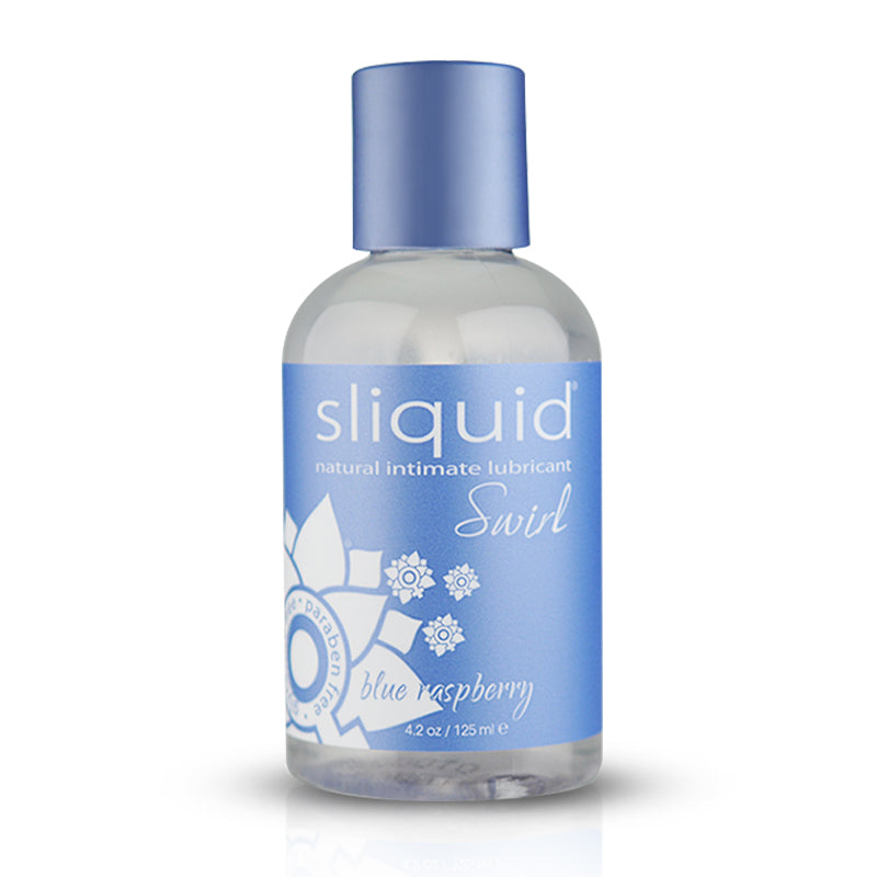 SLIQUID Naturals Swirl 果味可食用水性潤滑液 125 毫升 潤滑液 藍木莓 購買