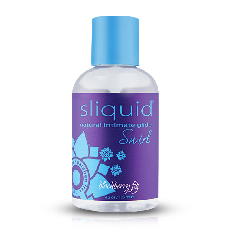 SLIQUID Naturals Swirl 果味可食用水性潤滑液 125 毫升 潤滑液 黑莓無花果 購買