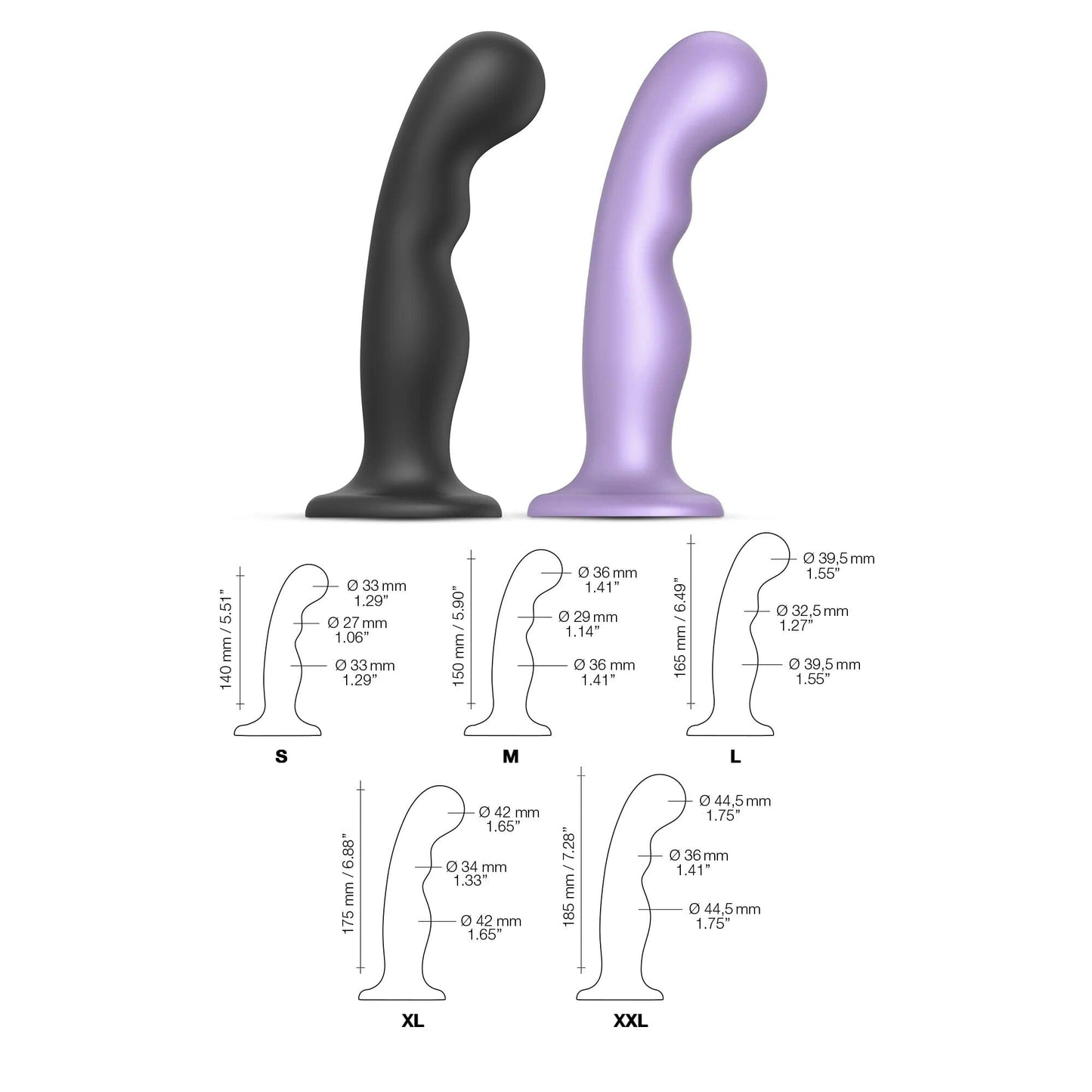 STRAP-ON-ME Dildo Plug P & G 點吸盤式假陽具 購買